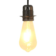 Lamphouder E27 glanzend zwart 2 stuks