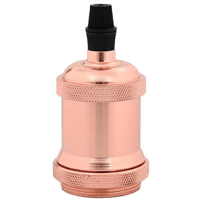 Lamphouders 2 st roségoud E27