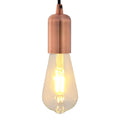 Lamp holders 2 pcs red bronze E27