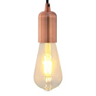 Lamp holders 2 pcs red bronze E27