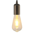 Lamphouder E27 glanzend zwart 2 stuks