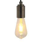 Lamphouder E27 glanzend zwart 2 stuks