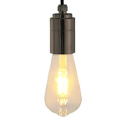 Lamphouder E27 glanzend zwart 2 stuks