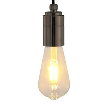 Lamphouders 2 st glanzend zwart E27