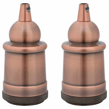 Lamphouders 2 st rood brons E27
