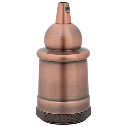 Lamphouders 2 st rood brons E27