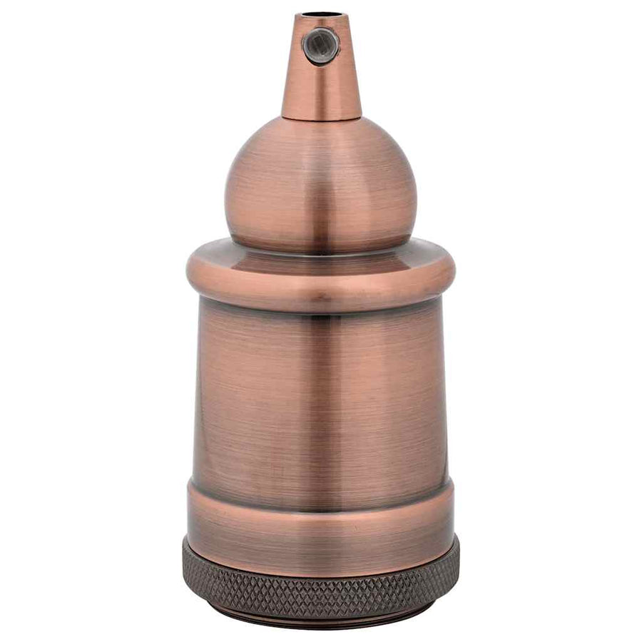 Lamphouders 2 st rood brons E27