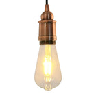 Lamp holders 2 pcs red bronze E27