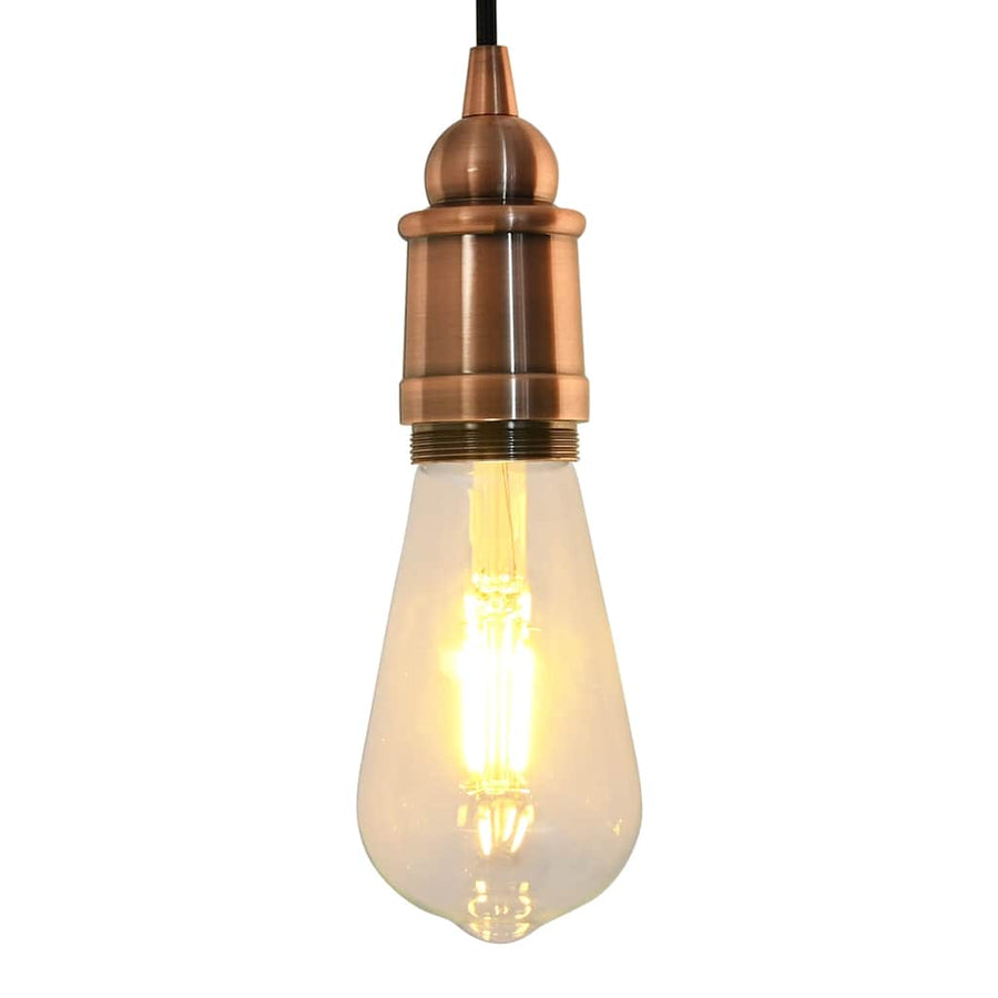 Lamphouders 2 st rood brons E27
