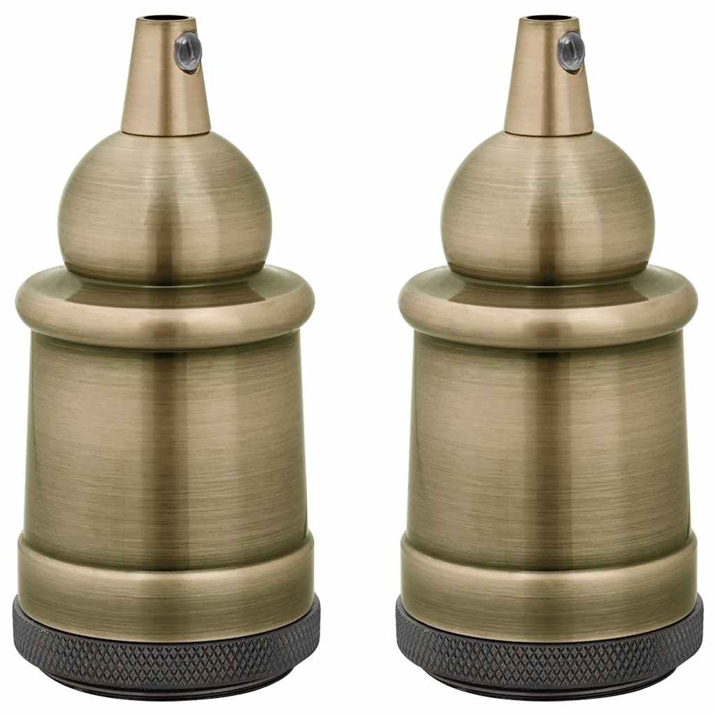Lamphouders 2 st brons E27