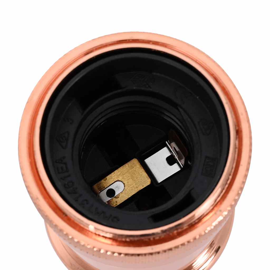 Lamphouders 2 st roségoud E27