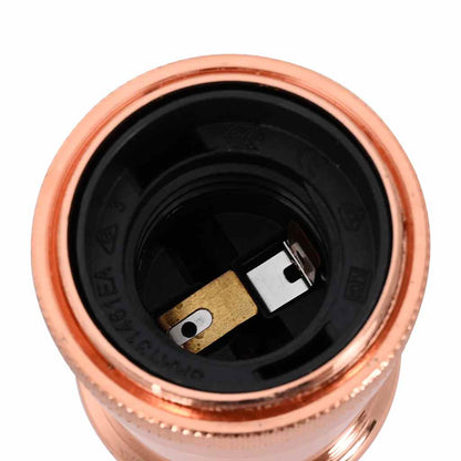 Lamphouders 2 st roségoud E27