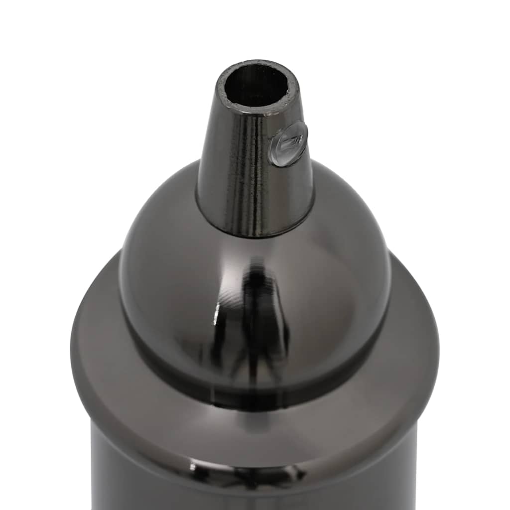 Lamphouders 2 st glanzend zwart E27