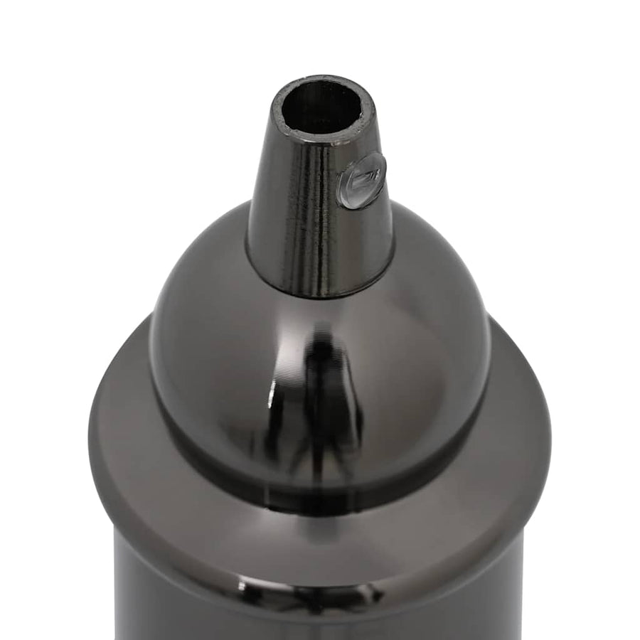 Lamphouders 2 st glanzend zwart E27