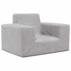 Children's Sofa Soft Plush Light Grey