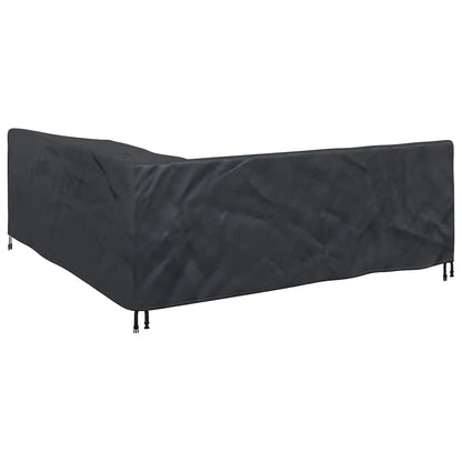 Hoes voor tuinmeubelen Zwart 235 x 235 x 80 cm 600D Oxford Stof