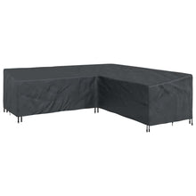 Hoes voor tuinmeubelen Zwart 255 x 255 x 80 cm 420D Oxford Stof