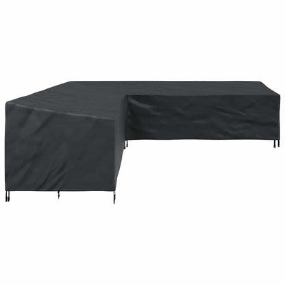 Hoes voor tuinmeubelen Zwart 325 x 325 x 80 cm 420D Oxford Stof