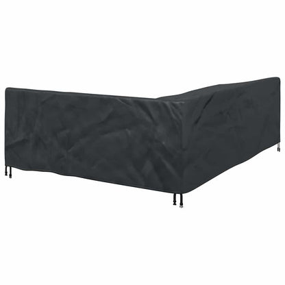 Hoes voor tuinmeubelen Zwart 250 x 180 x 80 cm 210D Oxford Stof