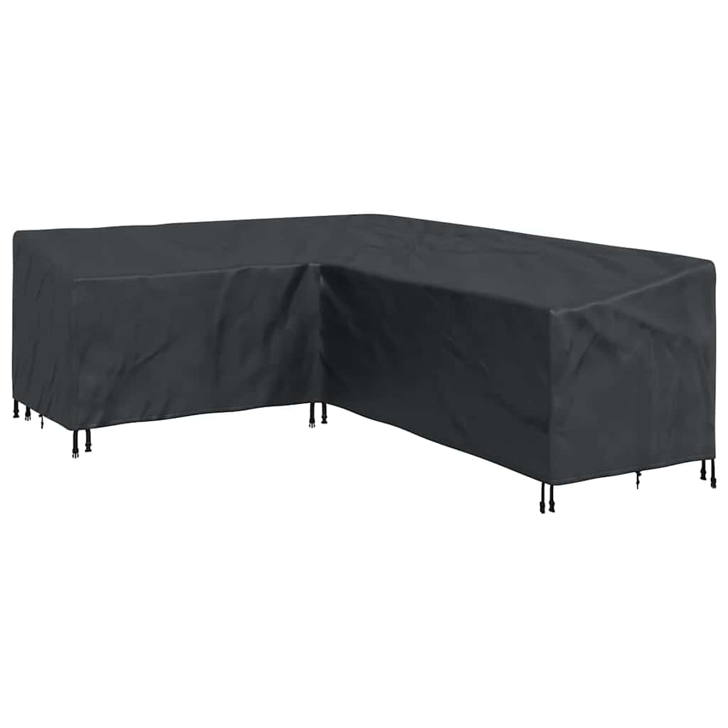 Hoes voor tuinmeubelen Zwart 250 x 180 x 80 cm 210D Oxford Stof