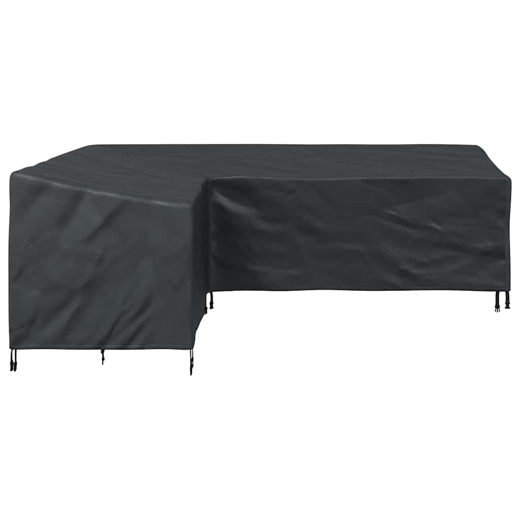 Hoes voor tuinmeubelen Zwart 250 x 180 x 80 cm 210D Oxford Stof