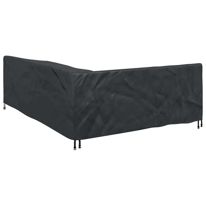 Hoes voor tuinmeubelen Zwart 250 x 180 x 80 cm 420D Oxford Stof