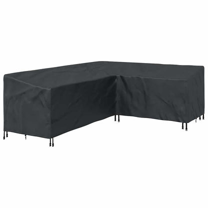 Hoes voor tuinmeubelen Zwart 260 x 210 x 80 cm 210D Oxford Stof