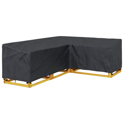 Hoes voor tuinmeubelen Zwart 260 x 210 x 80 cm 210D Oxford Stof