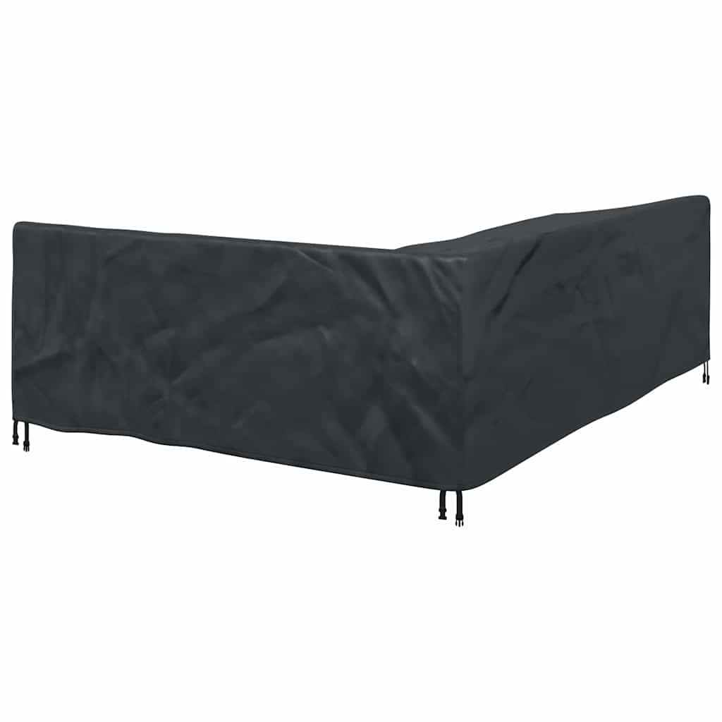 Hoes voor tuinmeubelen Zwart 260 x 210 x 80 cm 600D Oxford Stof