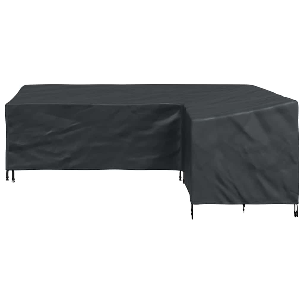 Hoes voor tuinmeubelen Zwart 260 x 210 x 80 cm 600D Oxford Stof
