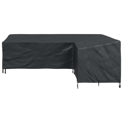 Hoes voor tuinmeubelen Zwart 260 x 210 x 80 cm 600D Oxford Stof