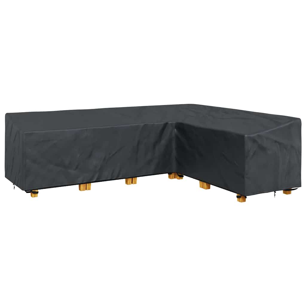 Buitenmeubelhoes Zwart 286 x 222 x 80 cm 210D stof