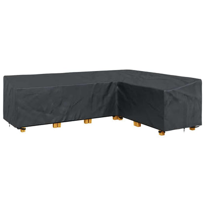 Buitenmeubelhoes Zwart 286 x 222 x 80 cm 210D stof