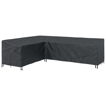 Buitenmeubelhoes Zwart 286 x 222 x 80 cm 210D stof