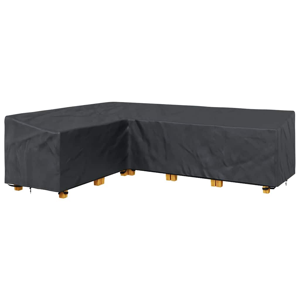 Buitenmeubelhoes Zwart 286 x 222 x 80 cm 210D stof