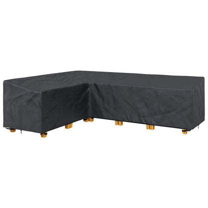 Buitenmeubelhoes Zwart 286 x 222 x 80 cm 210D stof