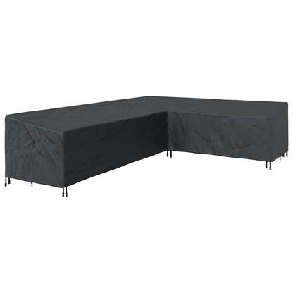 Hoes voor tuinmeubelen Zwart 330 x 255 x 80 cm 210D Oxford Stof