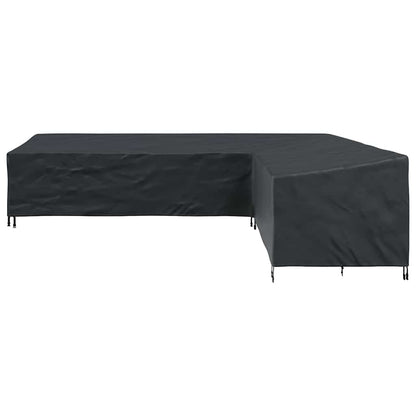Hoes voor tuinmeubelen Zwart 330 x 255 x 80 cm 600D Oxford Stof
