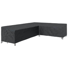 Hoes voor tuinmeubelen Zwart 355 x 275 x 80 cm 210D Oxford Stof
