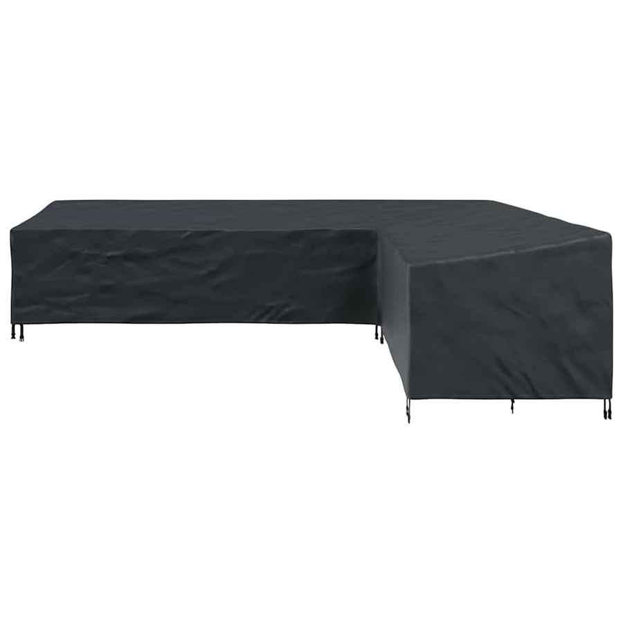Hoes voor tuinmeubelen Zwart 355 x 275 x 80 cm 210D Oxford Stof