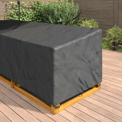 Meubelhoes 355 x 275 x 80 cm 600D Oxford Stof L-vorm Waterdicht