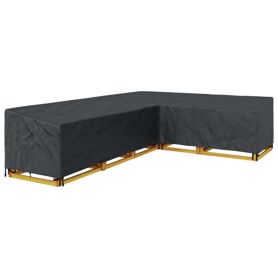 Meubelhoes 355 x 275 x 80 cm 600D Oxford Stof L-vorm Waterdicht