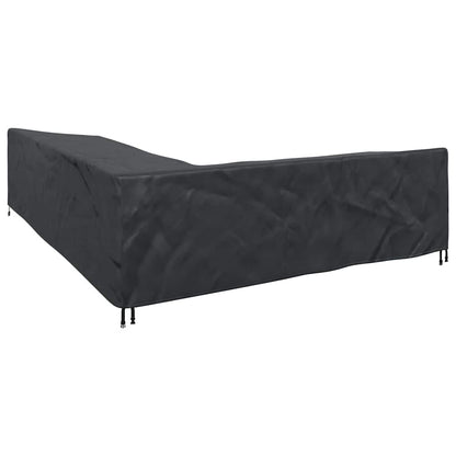 Hoes voor tuinmeubelen Zwart 355 x 275 x 80 cm 420D Oxford Stof