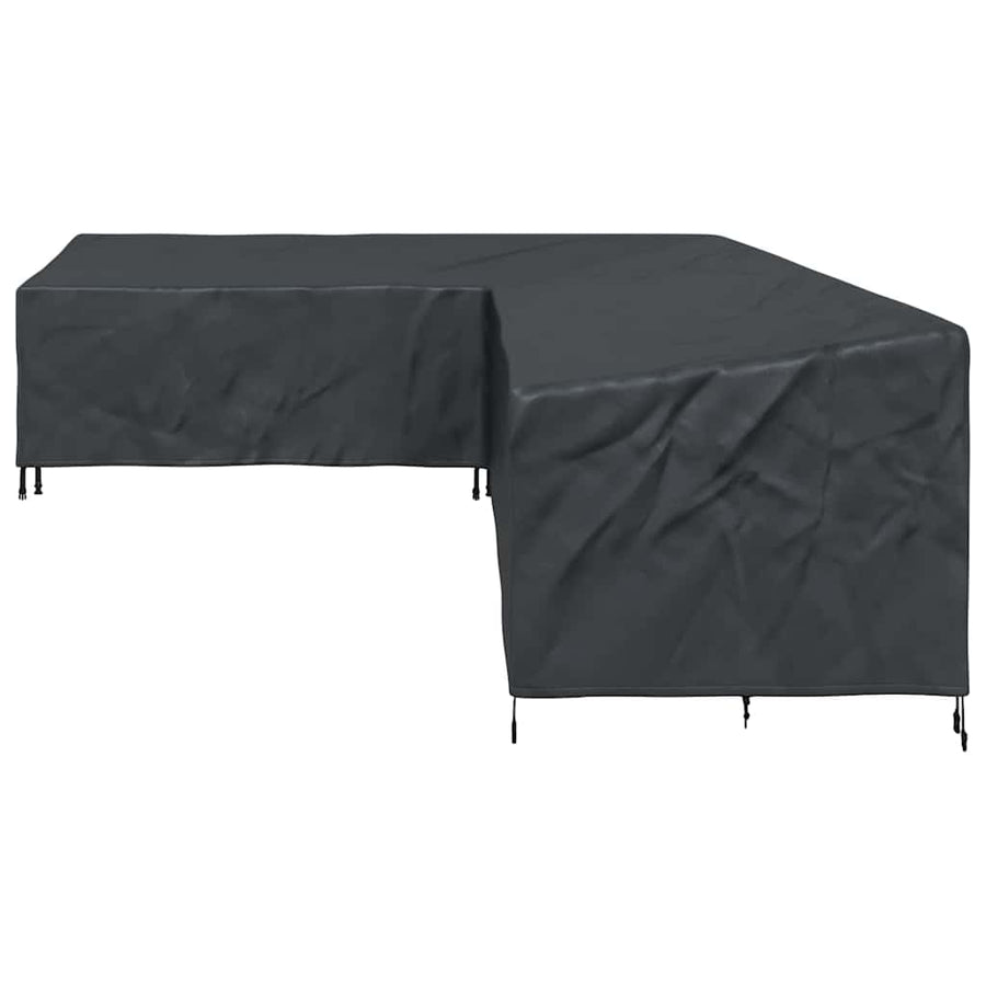 Hoes voor tuinmeubelen Zwart 355 x 275 x 80 cm 420D Oxford Stof
