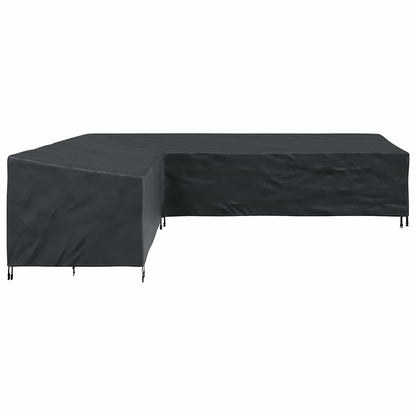 Hoes voor tuinmeubelen Zwart 355 x 275 x 80 cm 420D Oxford Stof