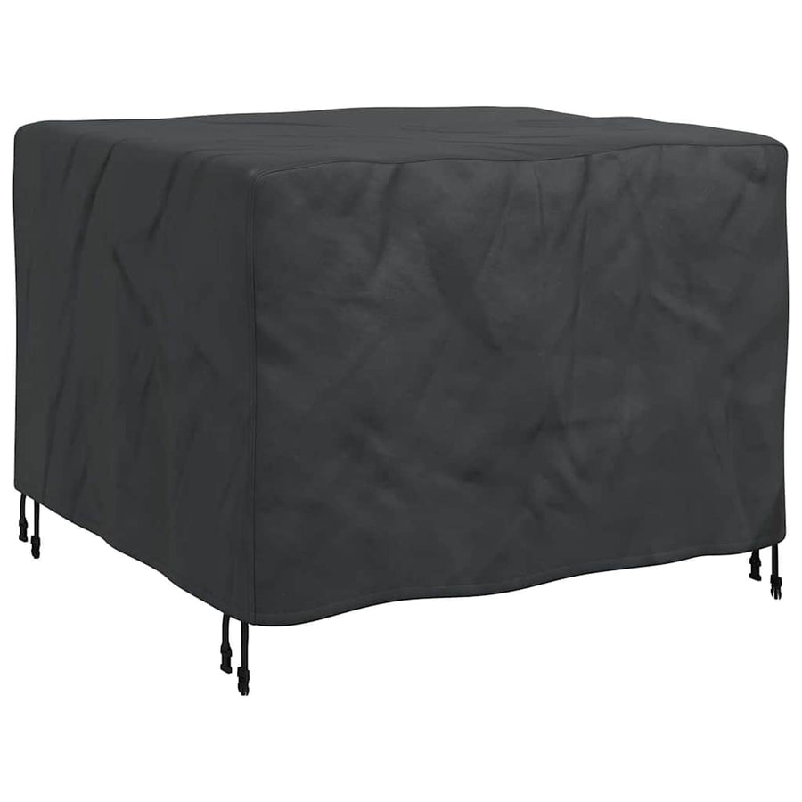 Hoes voor tuinmeubelen Zwart 113 x 113 x 73 cm 210D