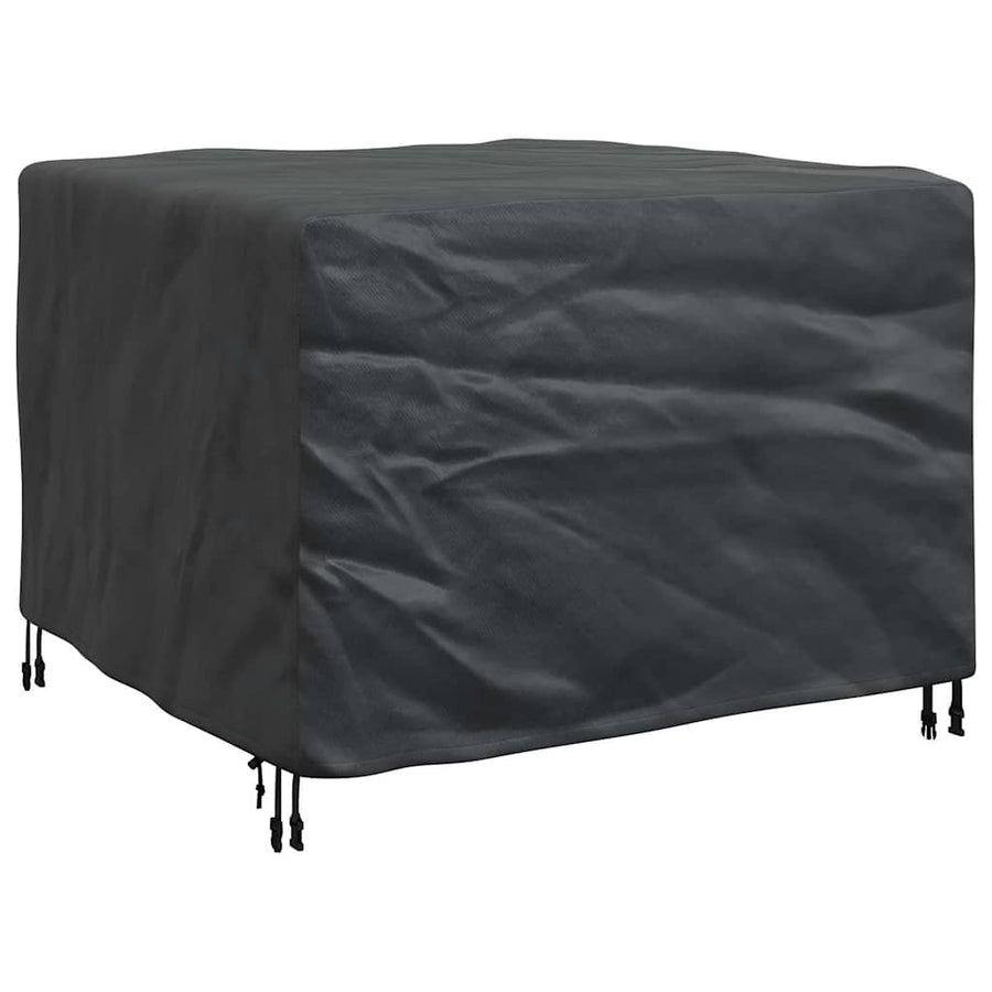 Hoes voor tuinmeubelen Zwart 113 x 113 x 73 cm 210D