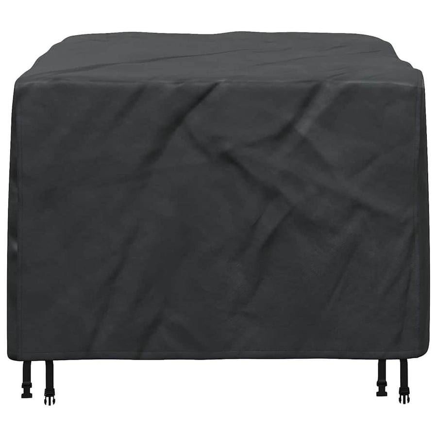 Hoes voor tuinmeubelen Zwart 113 x 113 x 73 cm 210D