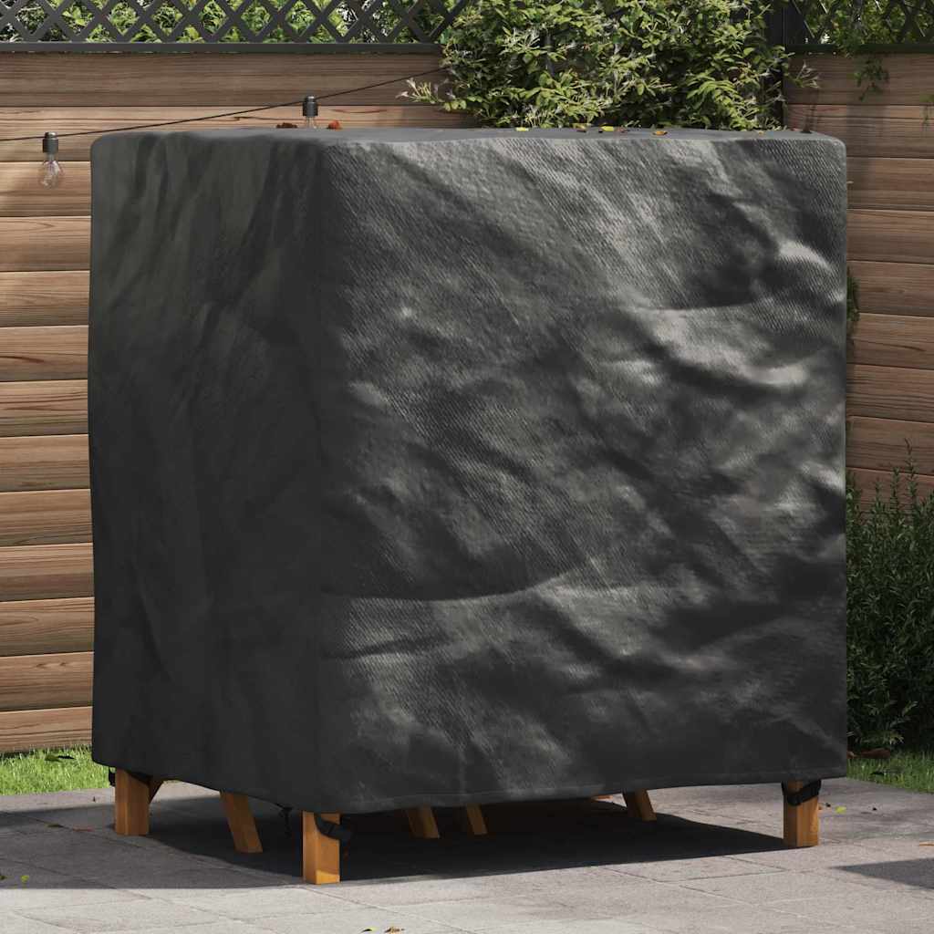 Hoes voor tuinmeubelen Zwart 116 x 100 x 120 cm 600D
