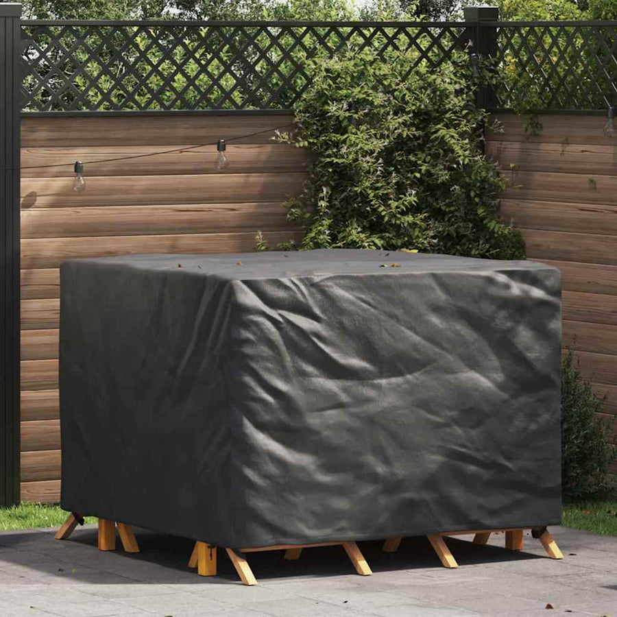 Buitenmeubelhoes Zwart 125 x 125 x 74 cm 420D stof